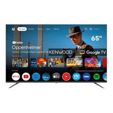 Televisor plano Kenwood 65” 4K Ultra HD Google TV