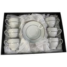 Set de taza c/platillo 12 pzas 80ml