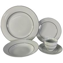 Set de vajilla 20 pzas blanco