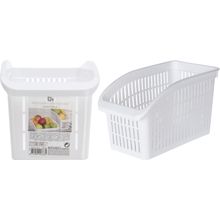 Cesta plastica p/refrigerador 29x26cm