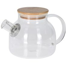 Tetera de cristal con filtro 1l