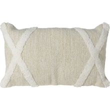 Cojin beige serie blanco 30X50 Cm