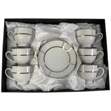 Set de taza c/platillo 12pzas 80ml