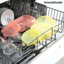 Set de 10 tapas de cocina reutilizables y ajustables