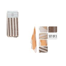 Set 3 toallas para cocina surt.x4 ama/cafe/beige