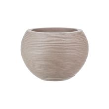 Maceta florencia sisal 27x24 beige stone effect