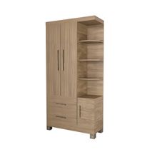 Multiuso Izzi Kepler M2 2P2C1G 182X90X38cm Castaño.