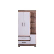 Multiuso Izzi Kepler M22P2C1G 182X90X38cm, Castaño/Marfil.