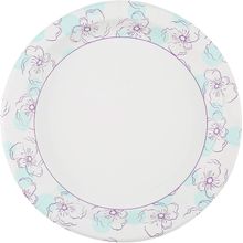 Plato floral descartable