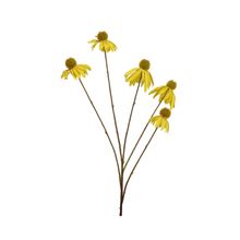 Flor Aciano Artificial Amarillo 92cm