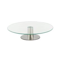 Bandeja giratoria  30cmx7cm vidrio