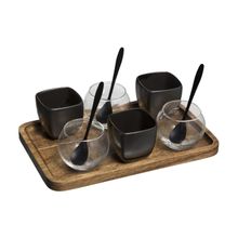 Jgo vasos c/accesorio