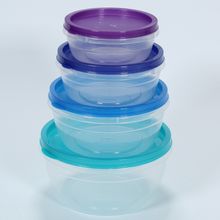 Set recipientes redondos 4pzas