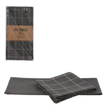 Set de toallas p/cocina gris 2pzas 70x50cm