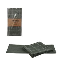 Set toallas p/cocina sanne verde 2pzas