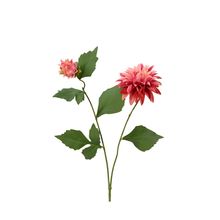 Flor artificial Dalia roja 66cm