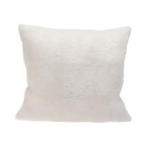 Cojin 45x45cm teddy white
