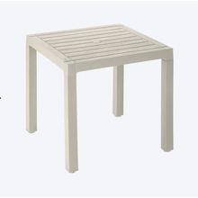 Mesa de plastico taupe baru
