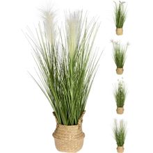 Planta Hierba Artificial En Cesta 75Cm Surt X4
