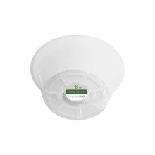 Platillo para maceta transparente 8"