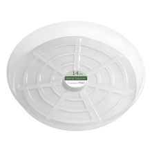 Platillo para maceta transparente 14"