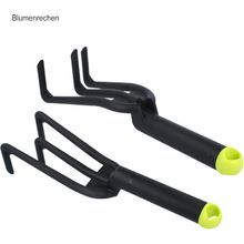 Rastrillo para jardin 3,25" negro