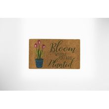 Piso de entrada 17x29 figura flores