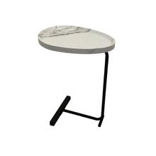 Mesa auxiliar 45x30x60cm beige negro luxe