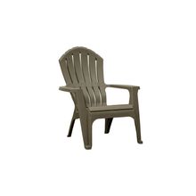 Silla de exterior plástico beige oscuro Adirondack