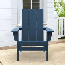 Silla de camping plegable azul 50x80cm