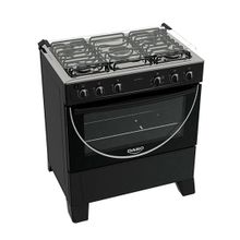 Cocina 5H Dakota Negra Con Grill GN