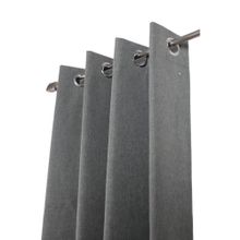 Cortinas blackout gris oscuro 229X135Cm