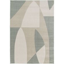 Alf Luna Ovalos Asimétricos Verde Beige 120x170cm