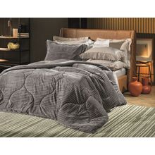 Edredon blend elegance super king greco - gris