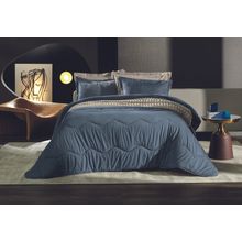 Edredon blend sense boss 1 1/2plz azul