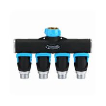 Conector de manguera de flujo total de 4 vÃ­as,