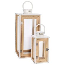 LANTERN NATURAL SETOF 2PCS