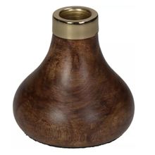 Candelero marron 9x9x9cm