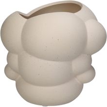 Florero Bubbly Marfil 20x19x19cm