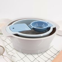 Set de coladores de plastico de cocina 4pzas