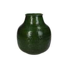Florero Evermore Verde 15x15x17cm