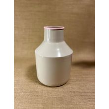 Jarron Maroon Beige hierro 18x18x26cm