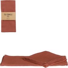 Set toallas d/cocina villia d. marron 2pzas