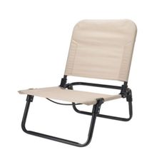 Silla de camping 60x47x66cm crema
