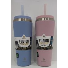Vaso c/bombilla fusion 32oz/940ml