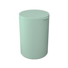 Linea serene- basurero de plastico c/ tapa 5l verde jade