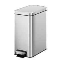 Basurero con pedal rectangular 10l stella slim