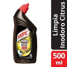 Gel limpiador inodoros power plus citrus 500ml.