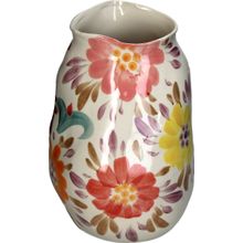 Jarron flores loza fina multi 20,5 x 20 x 32 cm