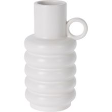 Florero Dolomita Blanco 18Cm